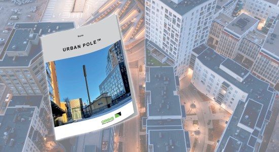 Urban Pole blends seamlessly into the built environment.