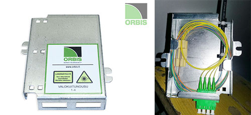 Orbis' fiber optic adapter holder