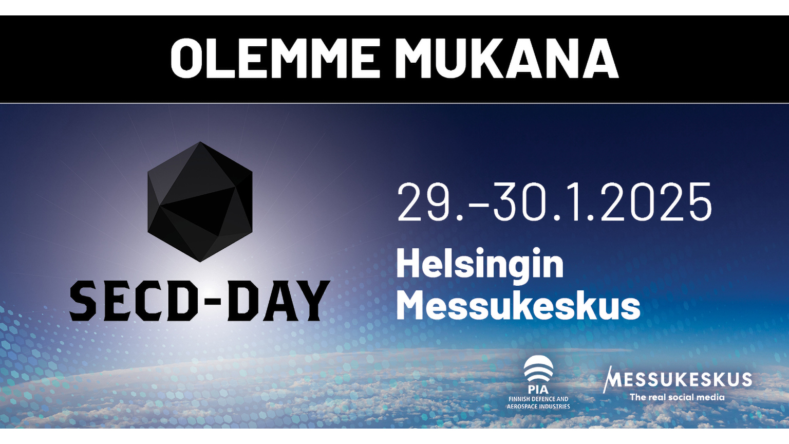 Olemme mukana SecD-Day-tapahtumassa, joka järjestetään Helsingin Messukeskuksessa 29.–30.1.2025.